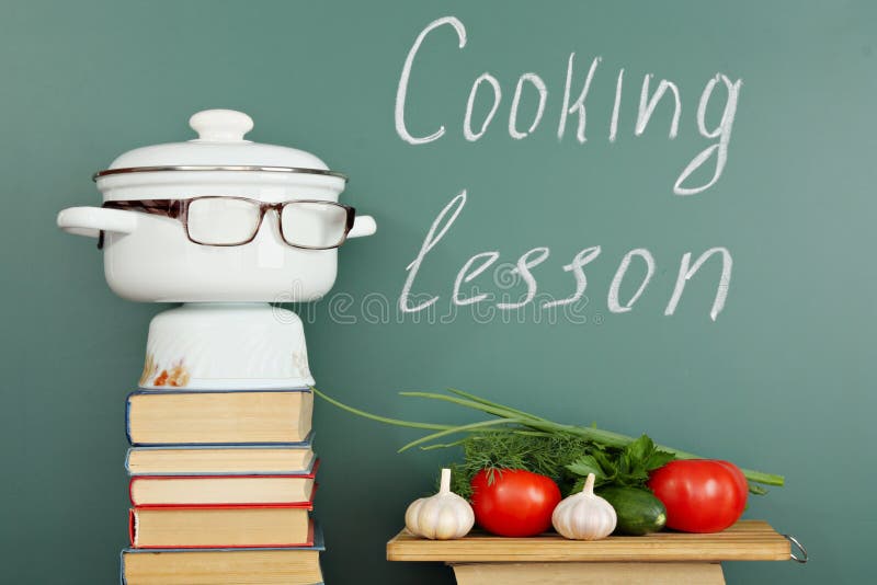 Kochen von Lektion stockfotografie Kochen von Lektion stockfotografie