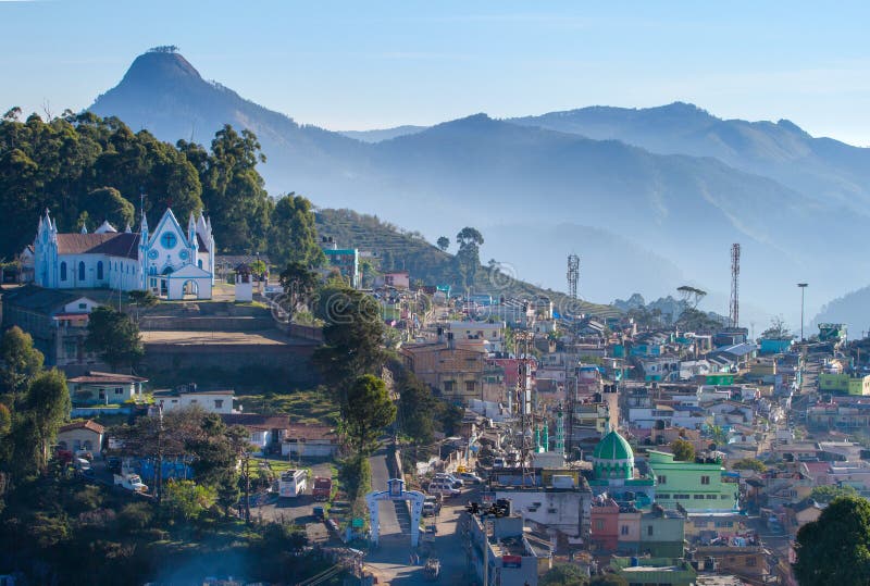 Kodaikanal övresikt arkivbilder Kodaikanal övresikt arkivbilder