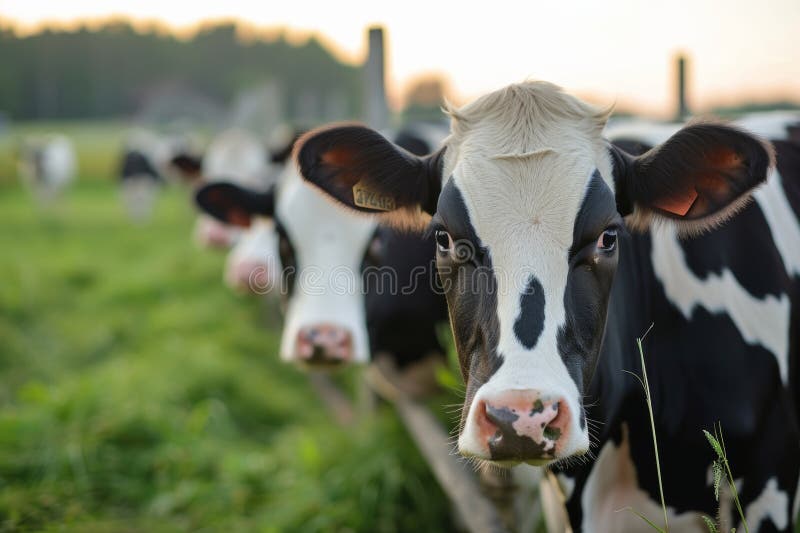 cows on the farm , milk industry . AI generated. cows on the farm , milk industry . AI generated