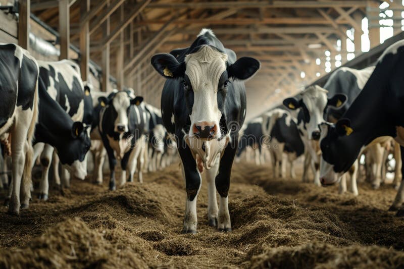 cows on the farm , milk industry . AI generated. cows on the farm , milk industry . AI generated