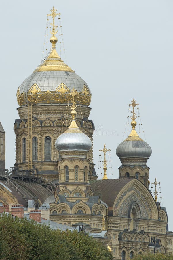 Koepels St. Petersburg royalty-vrije stock afbeelding Koepels St. Petersburg royalty-vrije stock afbeelding