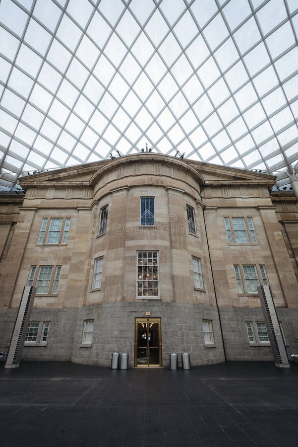 The Kogod Courtyard, at the Smithsonian American Art Museum in Washington, DC Editorial Photo