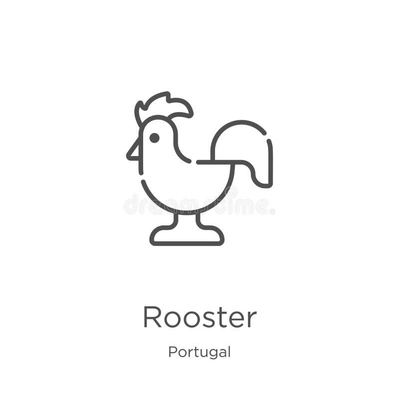 kogut ikony wektor od Portugal kolekcji Cienka kreskowa koguta konturu ikony wektoru ilustracja Kontur, cienieje kreskow? kogut i royalty ilustracja kogut ikony wektor od Portugal kolekcji Cienka kreskowa koguta konturu ikony wektoru ilustracja Kontur, cienieje kreskow? kogut i royalty ilustracja