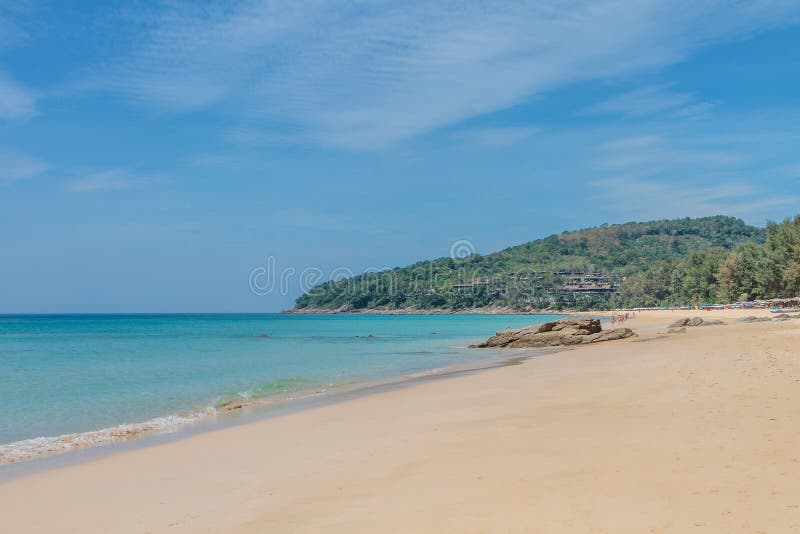 KOH phuket kamala beach image stock