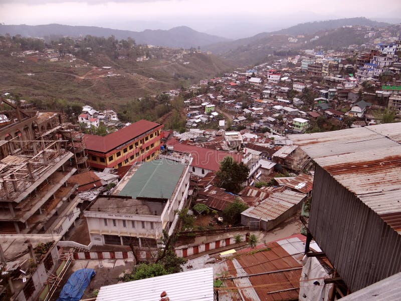 Kohima stad arkivfoton Kohima stad arkivfoton