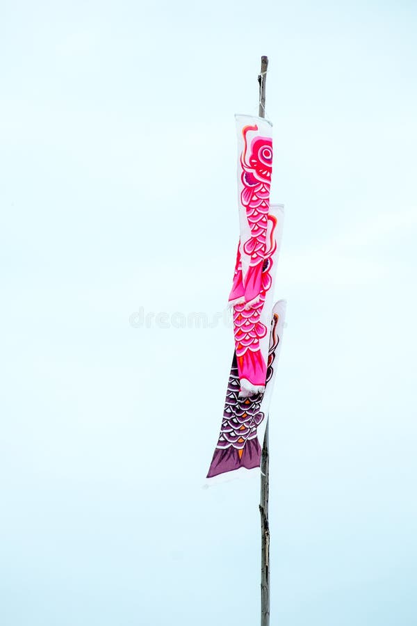 Koi fish flag stock photo. Image of culture, festival 57741300