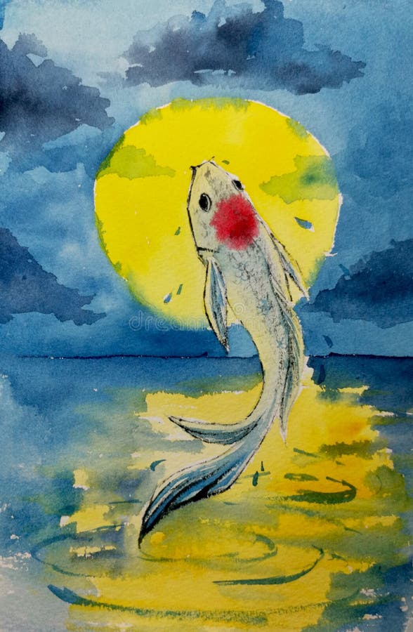 Koi Fish Painting Stock Illustrations, Cliparts and Royalty Free Koi Fish  Painting Vectors