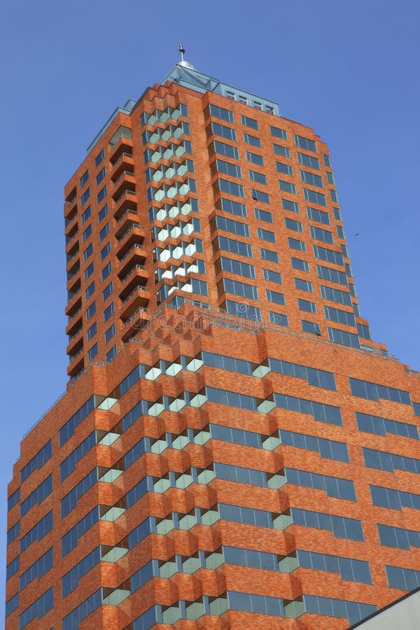 A closer perspective of the Koin tower building in downtown Portland Oregon. Koin tower portland oregon stock images, royalty-free photos and pictures