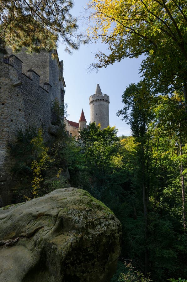 Kokorin kasztel, republika czech fotografia stock Kokorin kasztel, republika czech fotografia stock