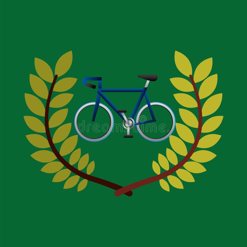 Kolarstwo olimpiad emblemat ilustracji Kolarstwo olimpiad emblemat ilustracji