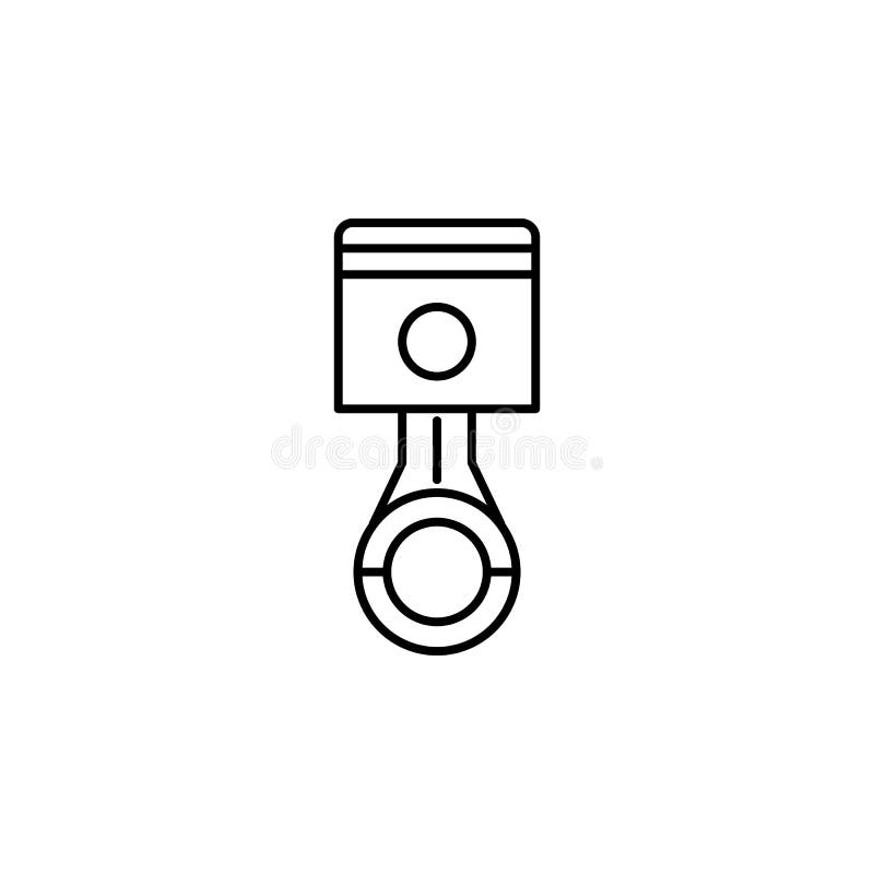 Kolben, Autoentwurfsikone Kann für Netz, Logo, mobiler App, UI, UX verwendet werden vektor abbildung Kolben, Autoentwurfsikone Kann für Netz, Logo, mobiler App, UI, UX verwendet werden vektor abbildung