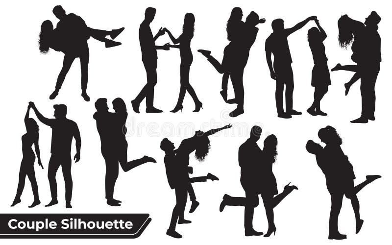 Collection of Romantic Couple silhouettes in different poses You will receive in the format 1. Adobe Illustrator File (Ai) 2. Encapsulated PostScript (Eps) 3. Scalable Vector Graphics (SVG) 4. Portable Document Format (PDF) 5. Joint Photographic Group (Jpg). Collection of Romantic Couple silhouettes in different poses You will receive in the format 1. Adobe Illustrator File (Ai) 2. Encapsulated PostScript (Eps) 3. Scalable Vector Graphics (SVG) 4. Portable Document Format (PDF) 5. Joint Photographic Group (Jpg)