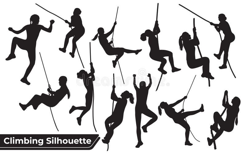 Collection of Climbing in mountains silhouettes in different poses You will receive in the format 1. Adobe Illustrator File (Ai) 2. Encapsulated PostScript (Eps) 3. Scalable Vector Graphics (SVG) 4. Portable Document Format (PDF) 5. Joint Photographic Group (Jpg). Collection of Climbing in mountains silhouettes in different poses You will receive in the format 1. Adobe Illustrator File (Ai) 2. Encapsulated PostScript (Eps) 3. Scalable Vector Graphics (SVG) 4. Portable Document Format (PDF) 5. Joint Photographic Group (Jpg)