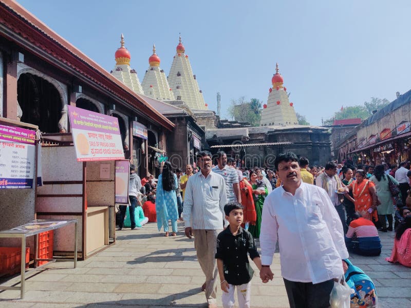Kolhapur Mahalakshmi Temple, Maharashtra Editorial Stock