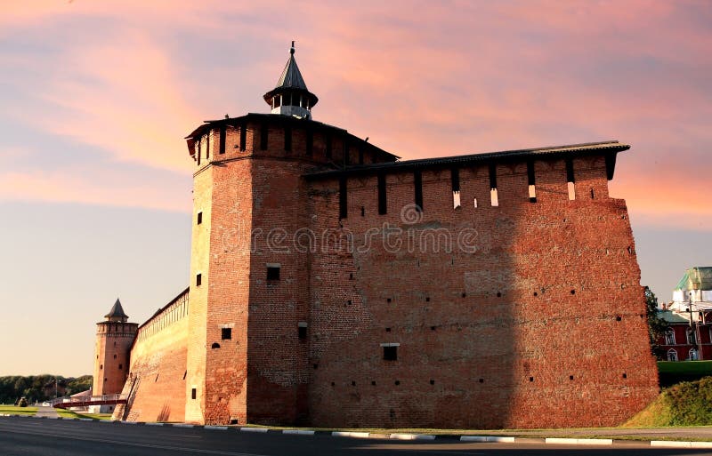 Kolomna Kremlin wall