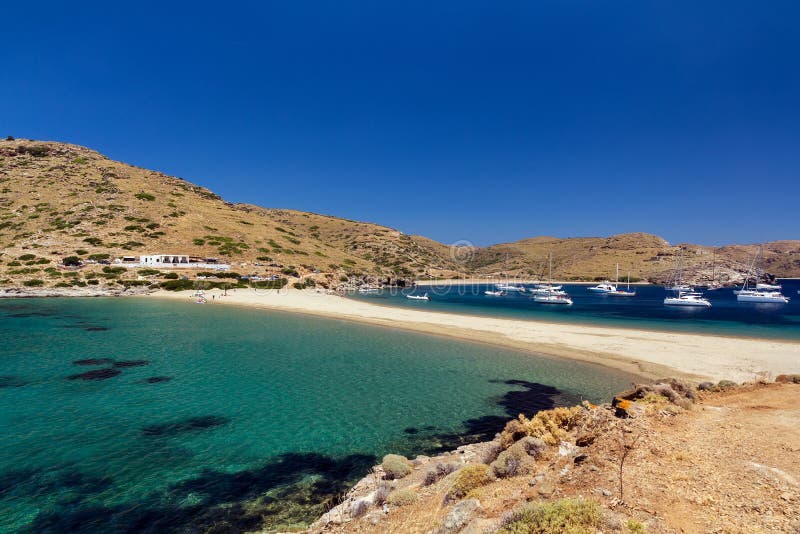 Kolona beach Kythnos