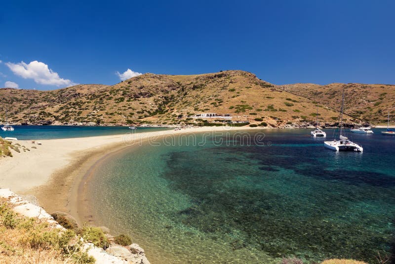 Kolona beach Kythnos