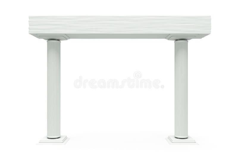 Kolonner stock illustrationer