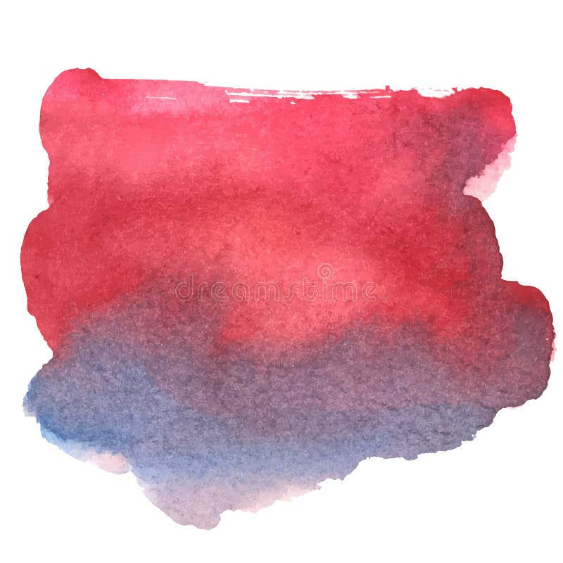 Kolorowa błękitna akwareli plama z aquarelle farby blotch ilustracji Kolorowa błękitna akwareli plama z aquarelle farby blotch ilustracji