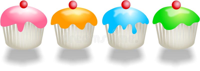kolorowe bułeczki ilustracji kolorowe bułeczki ilustracji