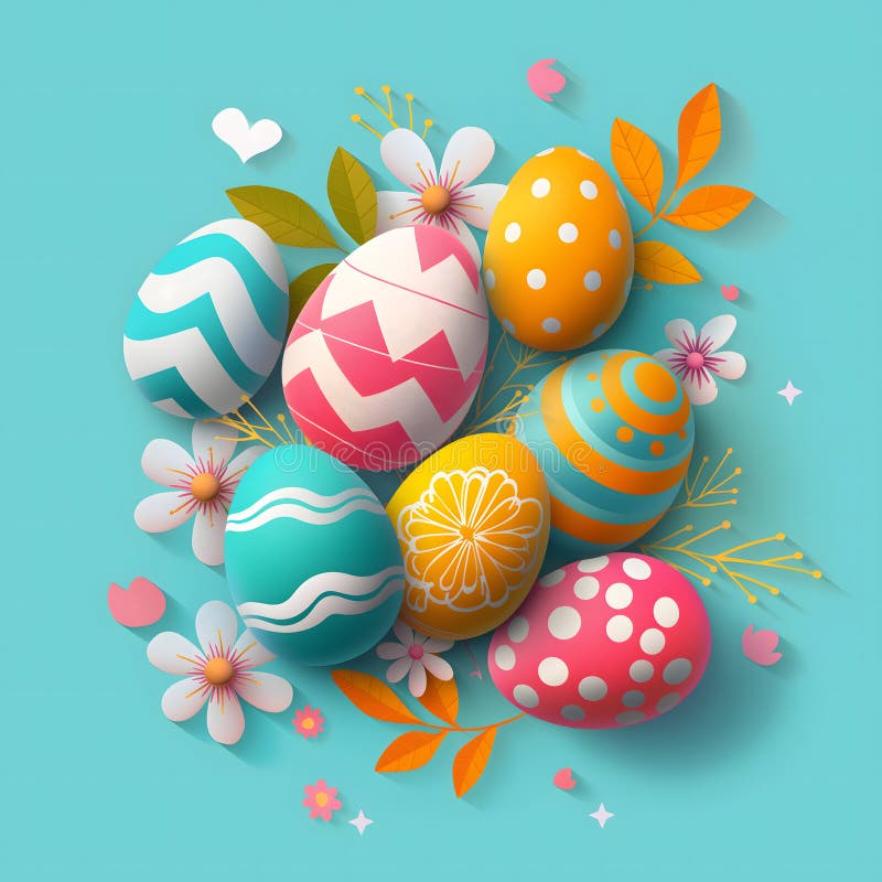 Background design for Easter festival presentation. Suitable for social media post. Aspect ratio 1:1, square image. Generated AI. Background design for Easter festival presentation. Suitable for social media post. Aspect ratio 1:1, square image. Generated AI