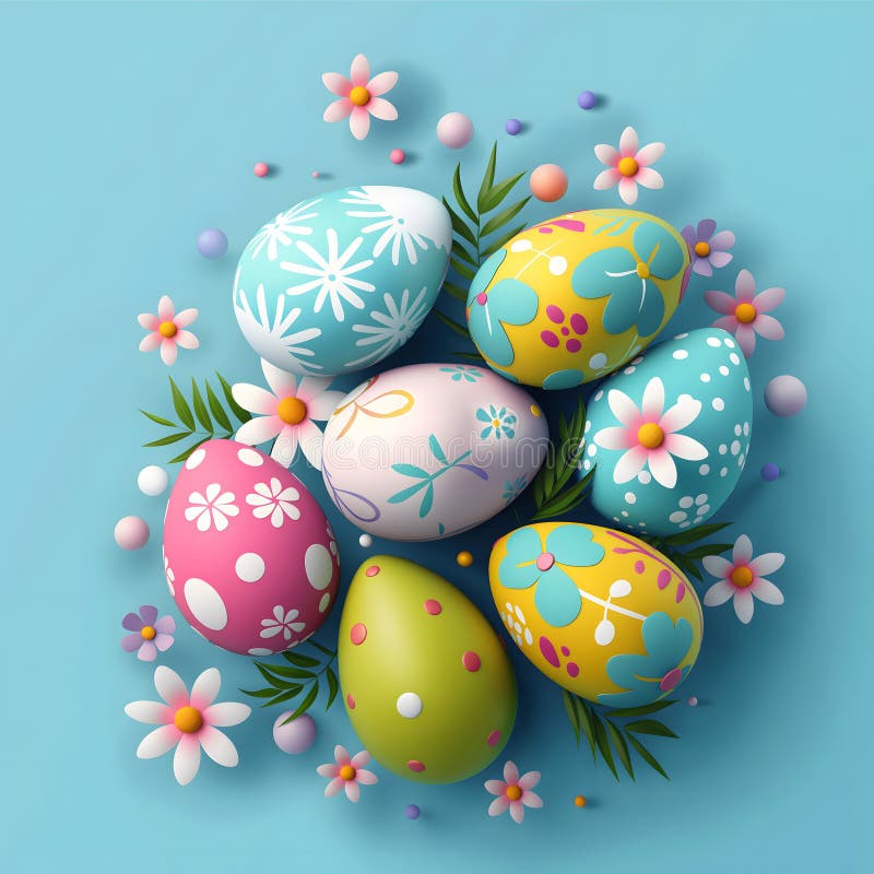 Background design for Easter festival presentation. Suitable for social media post. Aspect ratio 1:1, square image. Generated AI. Background design for Easter festival presentation. Suitable for social media post. Aspect ratio 1:1, square image. Generated AI