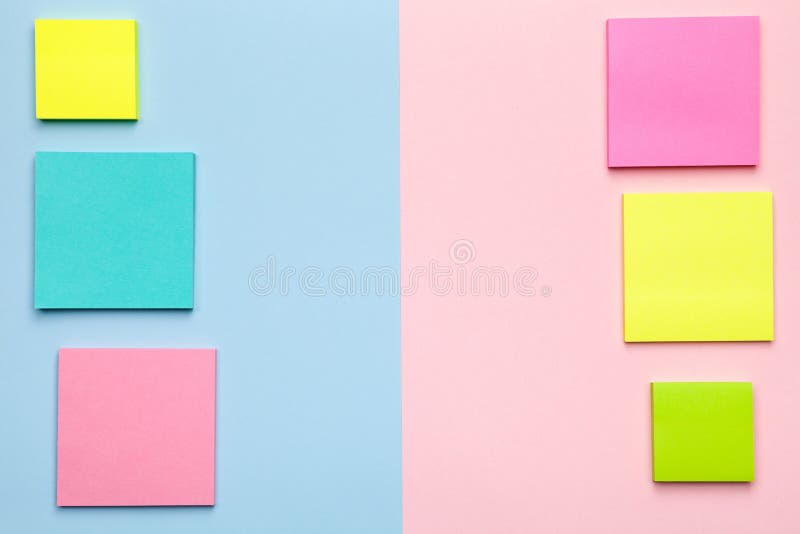 Kolorowe Kleiste notatki na Pastelowym tle obrazy royalty free Kolorowe Kleiste notatki na Pastelowym tle obrazy royalty free