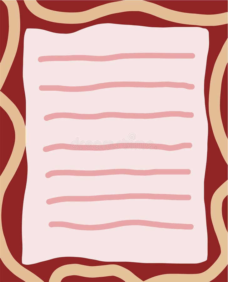 Kolorowe wstążki — notatka papierowa z ramką royalty ilustracja