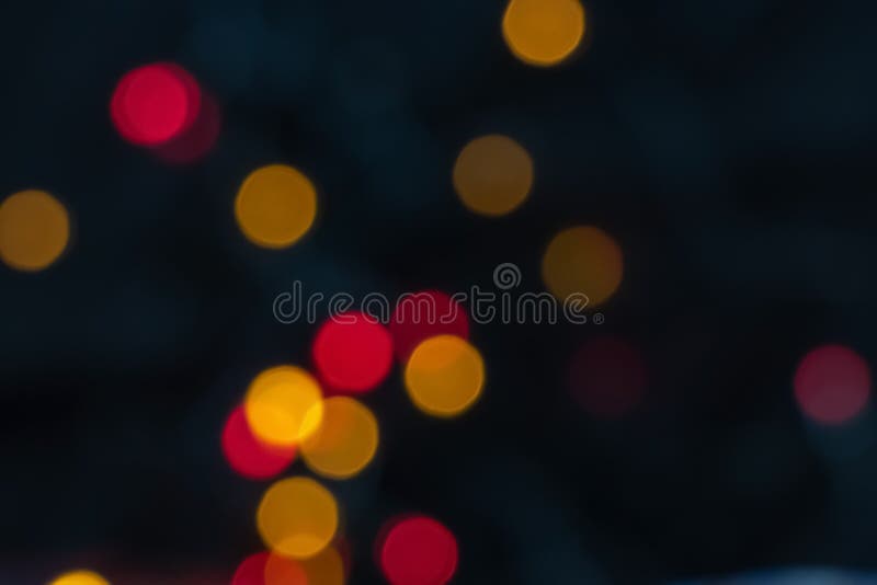 Kolorowi czerwieni i koloru żółtego bokeh światła abstrakcjonistyczni Świąt tło obrazy royalty free Kolorowi czerwieni i koloru żółtego bokeh światła abstrakcjonistyczni Świąt tło obrazy royalty free