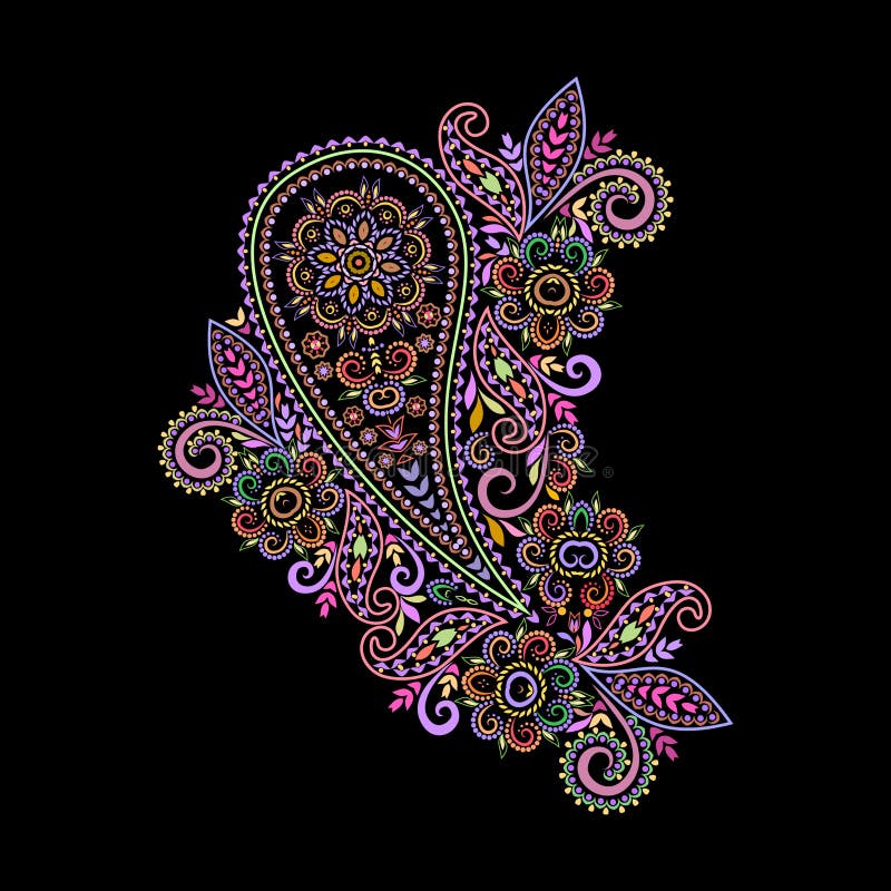 Vector print with decorative elements for embroidery. Decoration for women`s clothing, for t-shirt. Stencil body art. Vector print with decorative elements for embroidery. Decoration for women`s clothing, for t-shirt. Stencil body art.