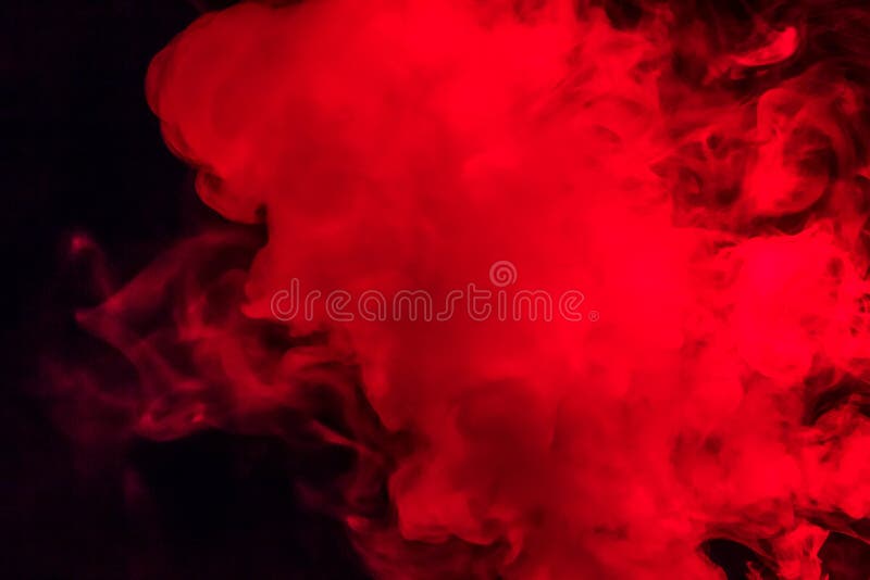 Kolorowy dym na czarnym tle czerwoni i biel kolory Th fotografia stock Kolorowy dym na czarnym tle czerwoni i biel kolory Th fotografia stock