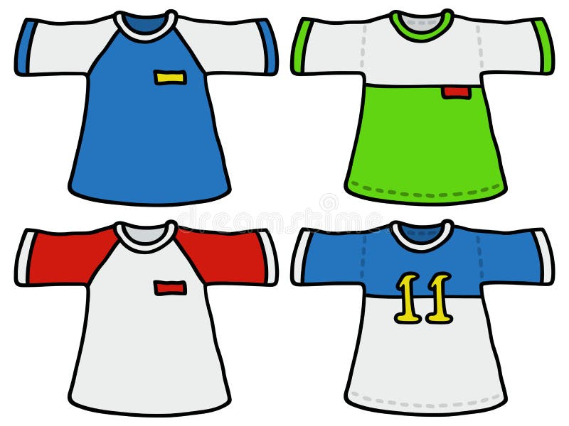 Download Kolorów sportów koszula ilustracja wektor. Ilustracja złożonej z liczący - 53784240
