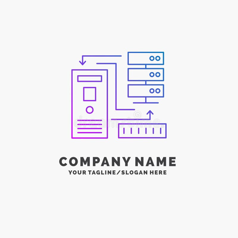 Kombinacja, dane, baza danych, elektroniczny, ewidencyjny Purpurowy Biznesowy logo szablon, Miejsce dla Tagline ilustracja wektor Kombinacja, dane, baza danych, elektroniczny, ewidencyjny Purpurowy Biznesowy logo szablon, Miejsce dla Tagline ilustracja wektor