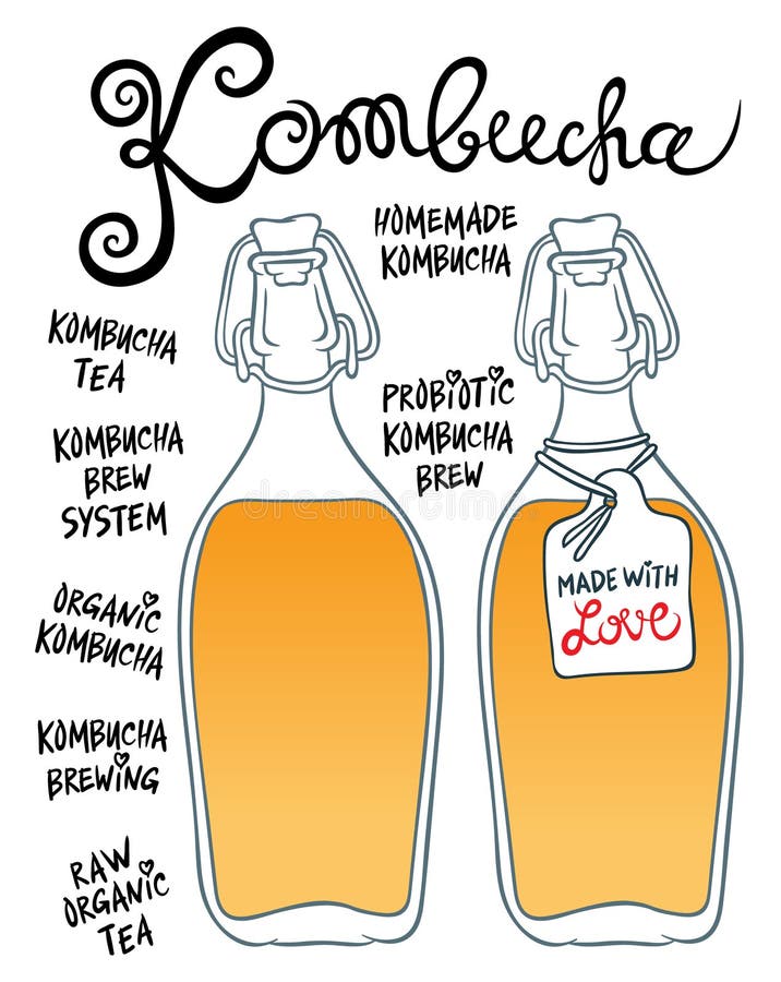 Kombucha Stock Illustrations – 276 Kombucha Stock Illustrations ...