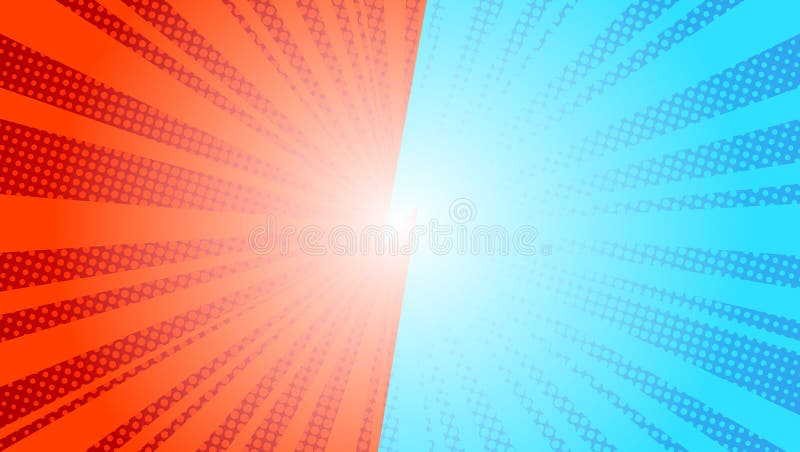 Comic blue sun rays background pop art retro vector illustration kitsch drawing. Comic background VS. Comic blue sun rays background pop art retro vector illustration kitsch drawing. Comic background VS