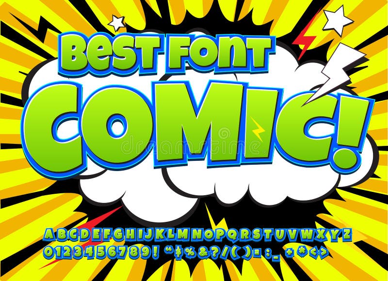 Creative high detail comic font. Alphabet of comics, pop art. Letters and figures for decoration of kids` illustrations, websites, posters, comics and banners. Creative high detail comic font. Alphabet of comics, pop art. Letters and figures for decoration of kids` illustrations, websites, posters, comics and banners.