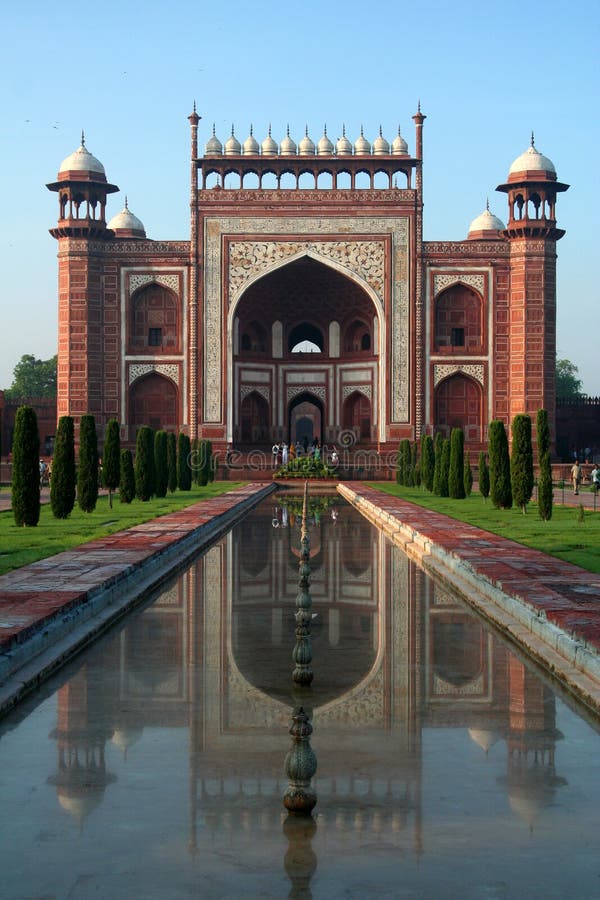 Taj Mahal, Mumtaz Mahal Grab, Agra, Indien Redaktionelles Stockbild