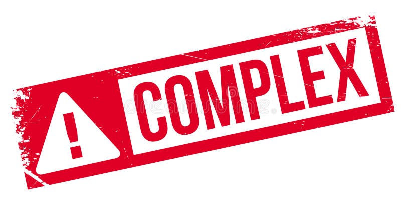 Komplexer Stempel lizenzfreie abbildung