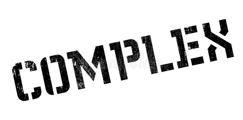 Komplexer Stempel lizenzfreie abbildung