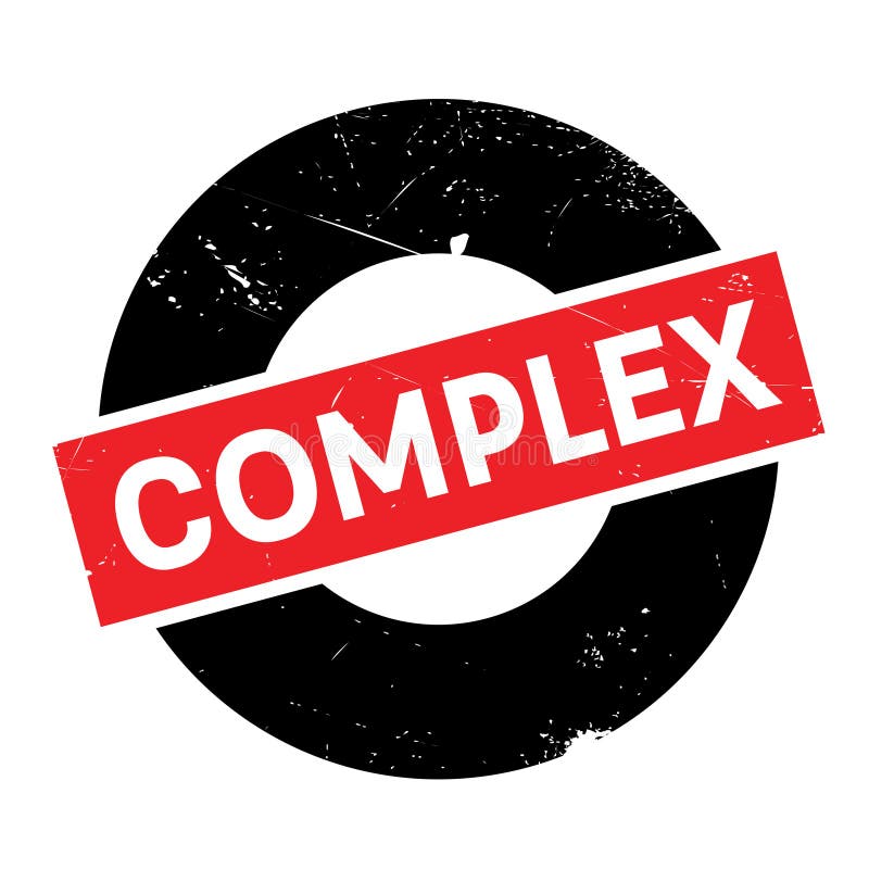 Komplexer Stempel lizenzfreie abbildung