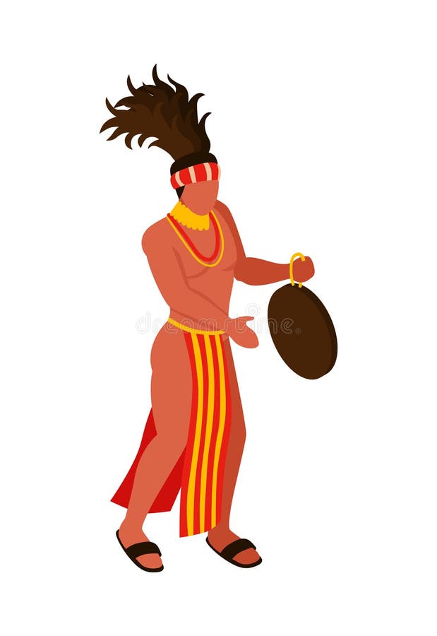 Kompozycja phillipine gong ilustracji