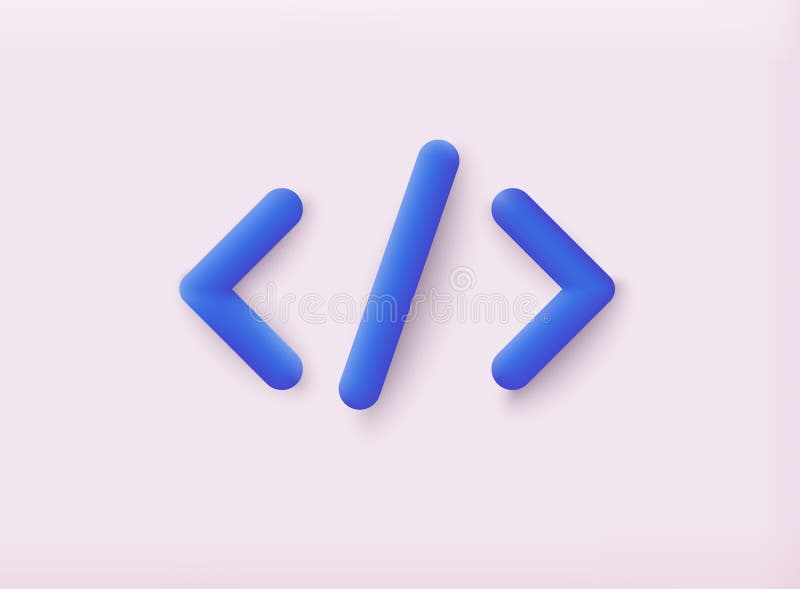 Koncepcja projektowania stron internetowych. Kodowanie strony WWW Ikona wektora 3d. Ilustracja wektorowa sieci Web 3D w stylu kres ilustracja wektor