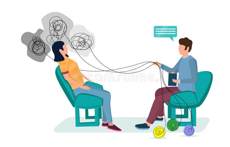 Koncepcja wektora terapii indywidualnej dla banera internetowego, strona internetowa ilustracja wektor
