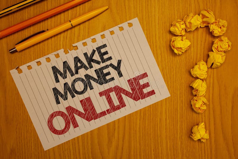 Konceptualny ręki writing seans Robi pieniądze Online Biznesowego fotografia teksta Ecommerce Ebusiness innowaci sieci technologi obrazy royalty free Konceptualny ręki writing seans Robi pieniądze Online Biznesowego fotografia teksta Ecommerce Ebusiness innowaci sieci technologi obrazy royalty free