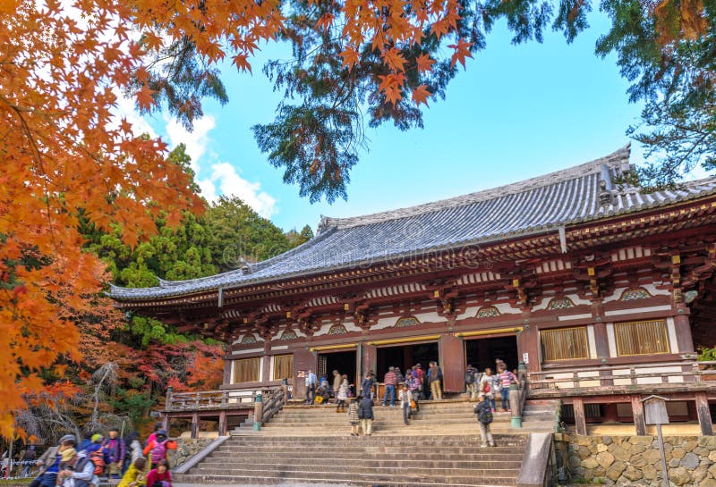 Kondo in Jingo ji, Kyoto stockbilder Kondo in Jingo ji, Kyoto stockbilder
