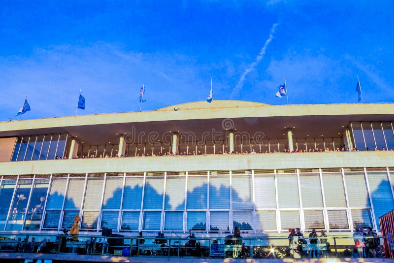 Koninklijke Festivalzaal Londen het UK royalty-vrije stock afbeeldingen Koninklijke Festivalzaal Londen het UK royalty-vrije stock afbeeldingen