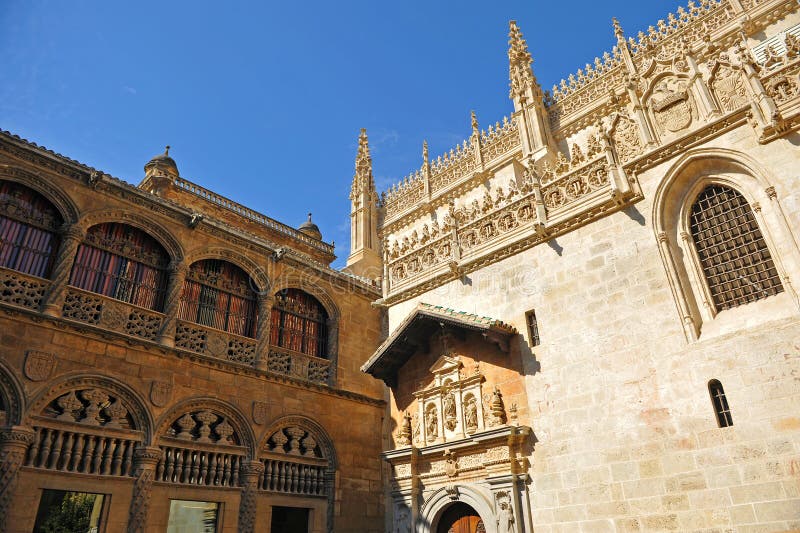 Koninklijke Kapel, Kathedraal van Granada, Andalusia, Spanje stock afbeelding Koninklijke Kapel, Kathedraal van Granada, Andalusia, Spanje stock afbeelding