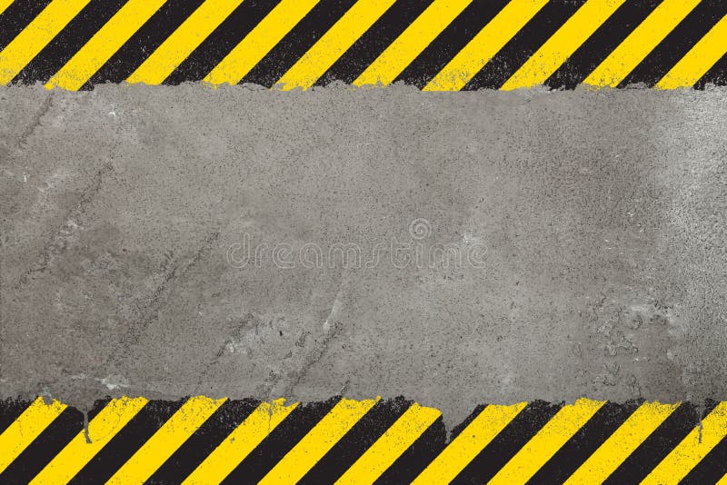 Konkreter Hintergrund mit Schmutzgefahrzeichen stockfoto