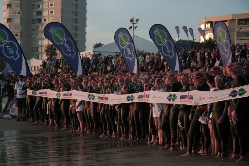 Anfang von Ironman 2013 stockfotos Anfang von Ironman 2013 stockfotos