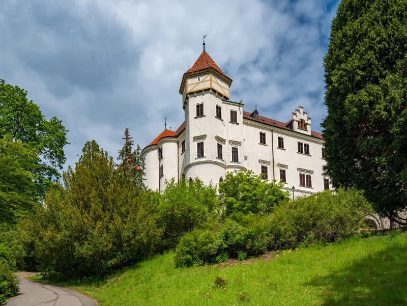 Konopiste castle near Prague, Benesov, Czech republic royalty free stock image Konopiste castle near Prague, Benesov, Czech republic royalty free stock image